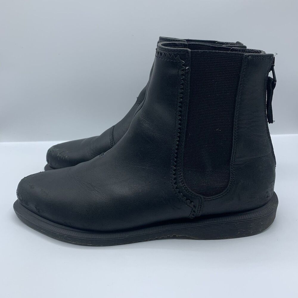 Dr. Martens Zillow Women’s Size 7 Black Back Zip Chelsea Ankle Boots